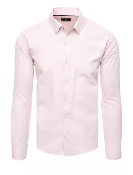 Elegantná svetloružová pánska košeľa Dstreet DX2432