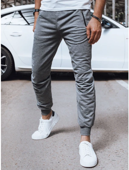 Pánské světle šedé tepláky Dstreet model 21975773 - FashionStreet