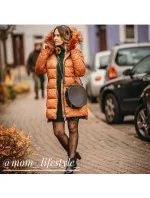 PIKOWANA DAMSKA KURTKA ZIMOWA Z KAPTUREM model 21242054 - Libland