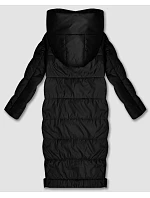 Dámska dlhá ľahko zateplená bunda S'West black (B8509-1) Dámska dlhá ľahko zateplená bunda S'West black (B8509-1)