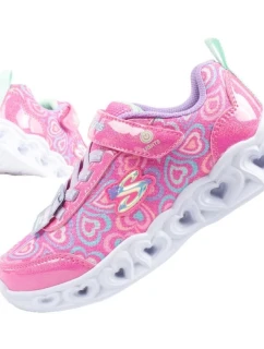 Skechers S Lighs-Heart Topánky pre dievčatá Športové pohodlné LED