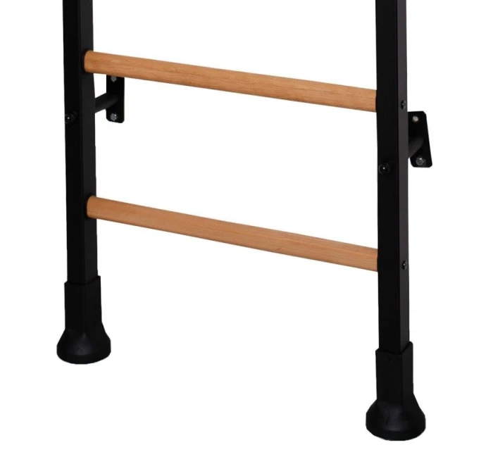 ROZKLADACIE DREVENÉ KOVOVÉ GYMNASTICKÉ REBRÍKY S KOVOVOU HRAZDOU V DUBOVEJ LAVICI 511 ROZKLADACIE DREVENÉ KOVOVÉ GYMNASTICKÉ REBRÍKY S KOVOVOU HRAZDOU V DUBOVEJ LAVICI 511