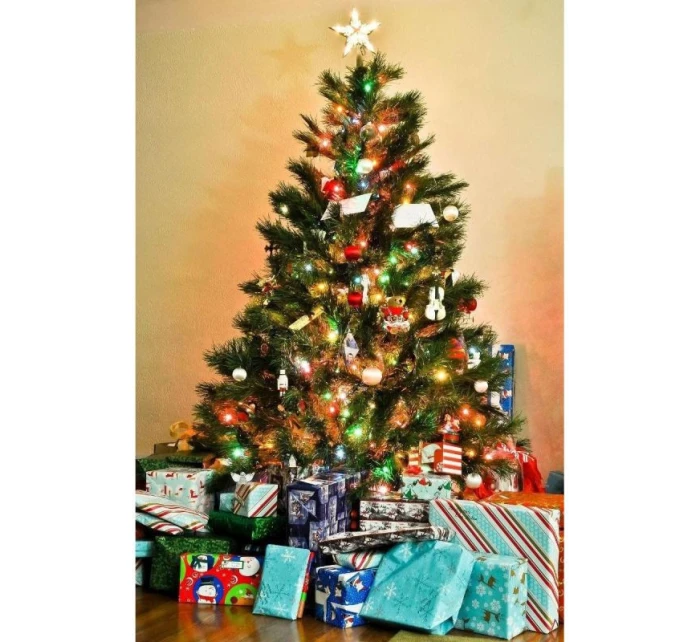 VIANOČNÝ STROMČEK SVETLA REŤAZ 120 VIEDOL VIACFAREBNÉ