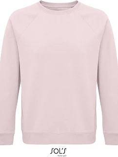 SOL'S Space Unisex raglánová mikina z bio bavlny model 22524283 pale pink