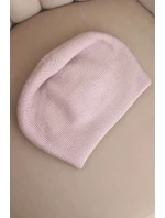 Dámská zimní čepice z vlny s a prodlouženými stranami fialová model 21865202 - K-Fashion