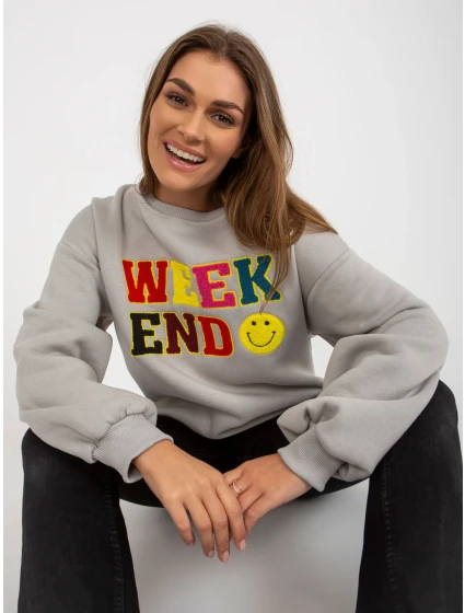 Bluza EM BL 617 model 18502742 szary - FPrice Bluza EM BL 617 model 18502742 szary - FPrice