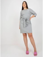 Dámské šaty LK SK model 17821317 šedé - FPrice