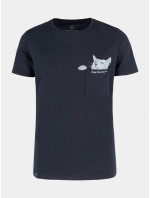 Volcano Regular Silhouette T-Shirt T-Cat Junior G02370-W22 Navy