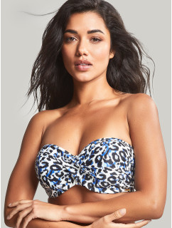 Vrchný diel plaviek Serengeti Bandeau blue animal SW1653 - Panache