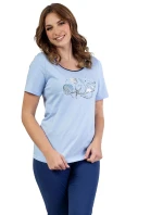 Dámske pyžamo 688 modré - REGINA