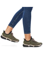 Pohodlné poltopánky Rieker W RKR610 green Pohodlné poltopánky Rieker W RKR610 green