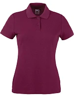 LadyFit 65/35 Polo Dámské piqué polo model 22426831 burgundy - Fruit of the Loom