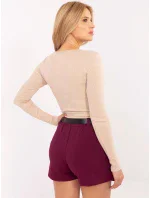 Bluzka CLM BZ model 20752445 beżowy - FPrice Bluzka CLM BZ model 20752445 beżowy - FPrice