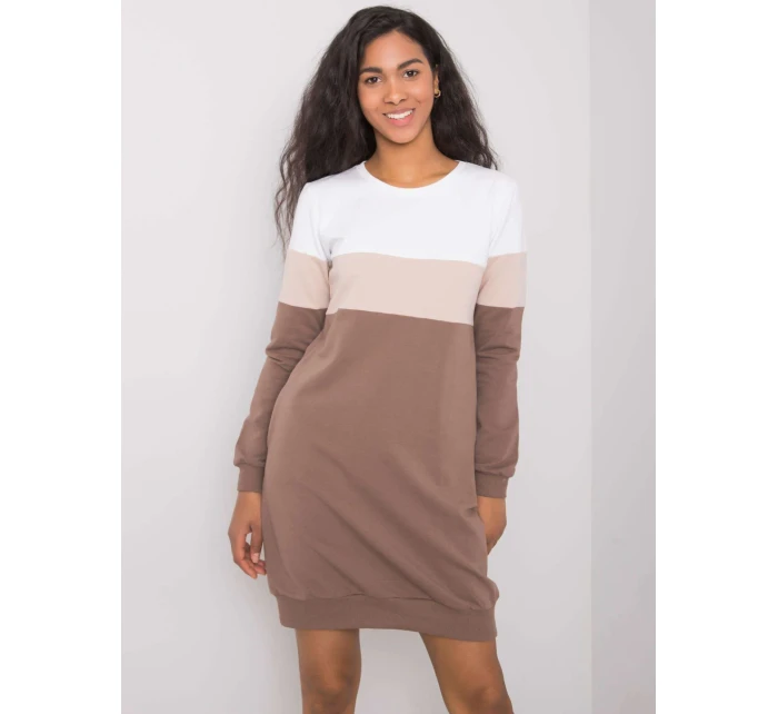 Šaty RV SK 5869.04 tmavohnedé