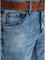 Pánske džínsové šortky modré Dstreet SX2563