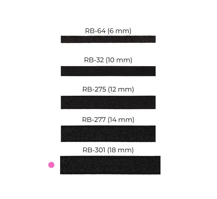 Látková ramienka Julimex 18mm RB 300,301 Látková ramienka Julimex 18mm RB 300,301