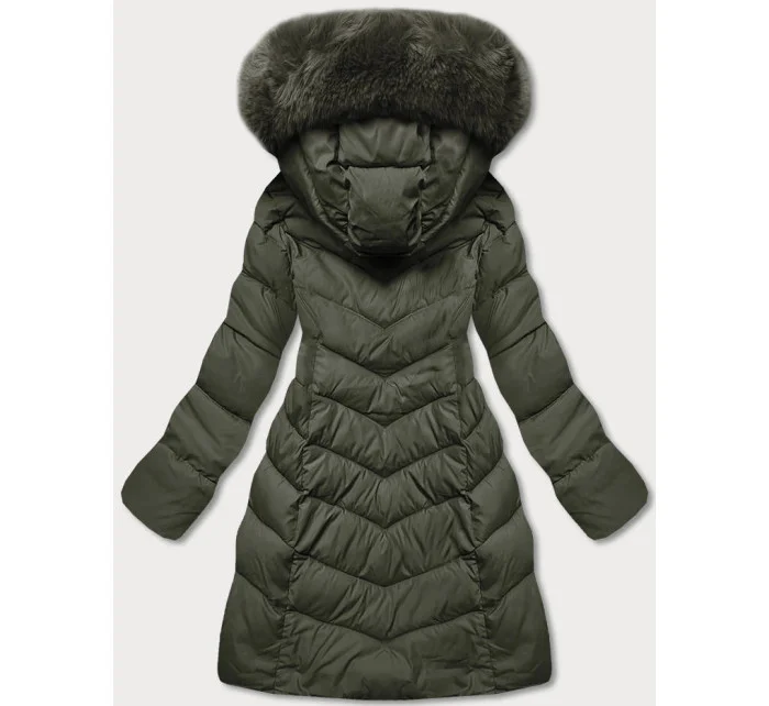 ZIMOWA KURTKA Z KAPTUREM KHAKI model 21244567 - YES!PINK ZIMOWA KURTKA Z KAPTUREM KHAKI model 21244567 - YES!PINK