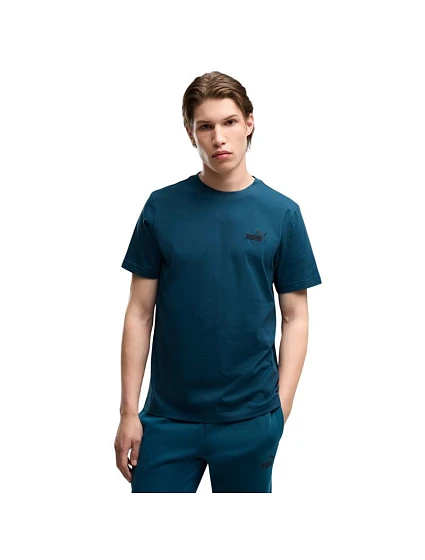 Pánske tričko Puma ESS Small No.1 Logo Tee(s) tyrkysové 682535 36 pánske