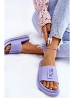 Dámské pantofle Big Star model 21582452 Světle fialová - Big Star Shoes