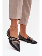 Lakované baleríny černá - Sweet Shoes model 22106358 Lakované baleríny černá - Sweet Shoes model 22106358