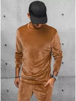 Pánska velúrová mikina velúr FashionStreet BX5530 Pánska velúrová mikina velúr FashionStreet BX5530