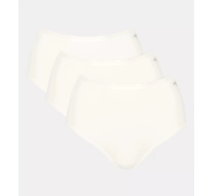 sloggi GO Daily Cotton Highwaist 3P - WHITE - SLOGGI WHITE - SLOGGI