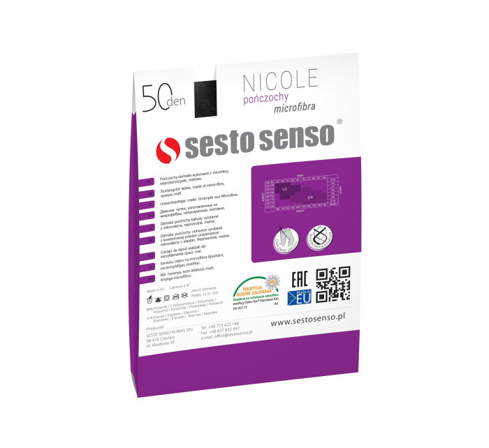 Dámske pančuchy Sesto Senso Nicole 50 deň 5-8