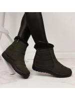 Nepromokavé sněhové boty na zip NEWS W model 17606242 khaki - Inny Nepromokavé sněhové boty na zip NEWS W model 17606242 khaki - Inny