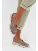 Otevřená semišová polobotka Ravinette