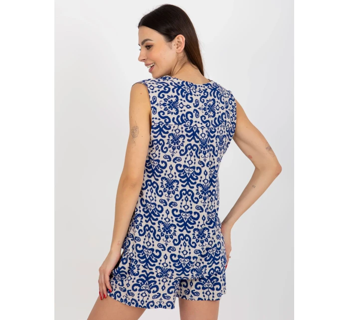 Dámská halenka model 18339422 tmavě modrá - FPrice