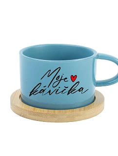 MY CUP - modrý pohár na makrónky 200 ml
