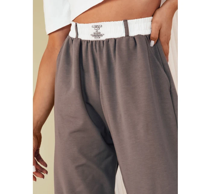 Dámské kalhoty šedé Dstreet model 21975326 - FashionStreet