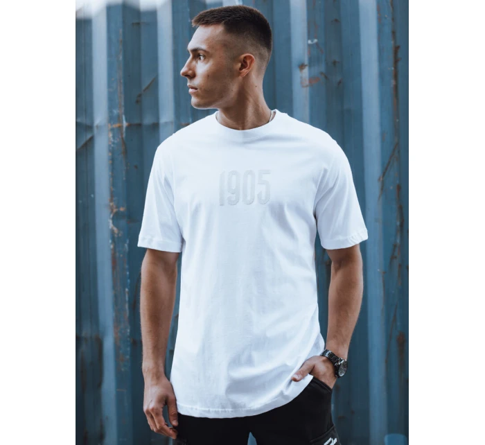 Pánské tričko s potiskem bílé Dstreet model 21975538 - FashionStreet