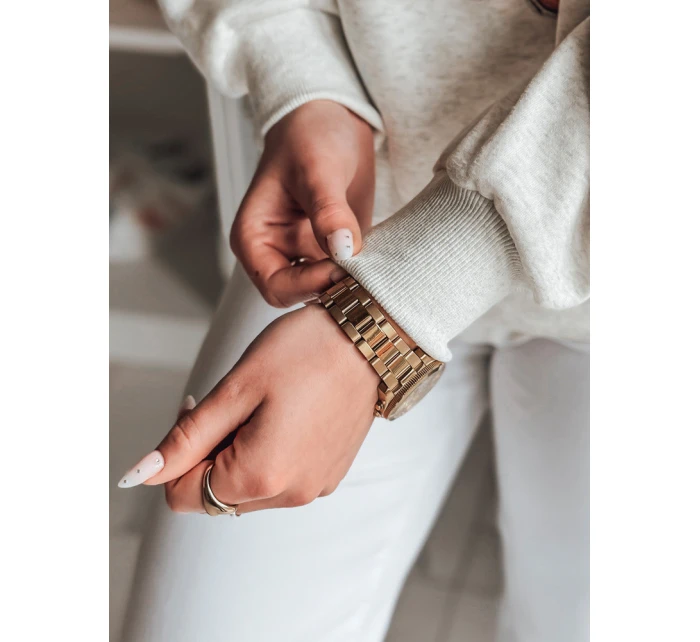 Dámská oversize mikina s potiskem  šedá Dstreet model 21989220 - FashionStreet