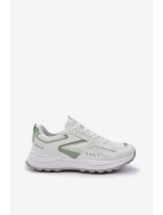 Buty Sportowe Damskie Big Star NN274A095 HI-POLY SYSTEM Biało-Zielone Buty Sportowe Damskie Big Star NN274A095 HI-POLY SYSTEM Biało-Zielone