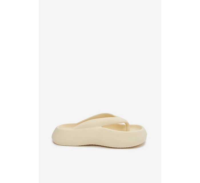 Dámské pěnové žabky světlá béžová Roux