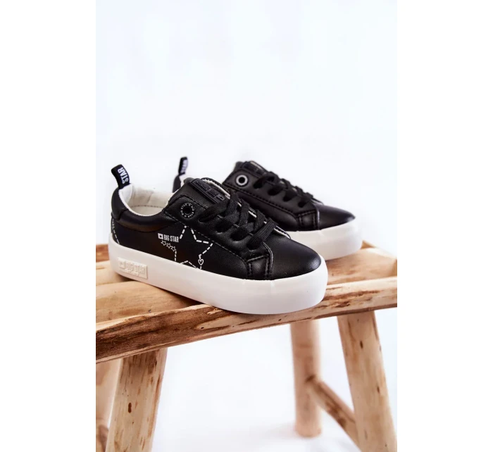 Dětská sportovní obuv Šněrovací Big Star KK374223 Černe