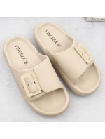 Žabky s prackou Vinceza W JAN308 beige