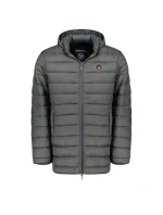 Geographical Norway Pánska bunda AMIGOMAP LONG HOOD DB DGREY MEN 233 DARK GREY (WZ5086H/GN-GRIS FONCÉ)