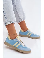 Zazoo N1068 Semišové Nízké Damské Tenisky Modré