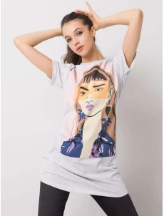 Tunika D12022O02382A svetlo šedá