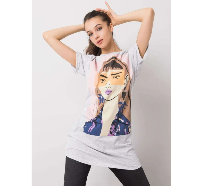 Tunika D12022O02382A svetlo šedá