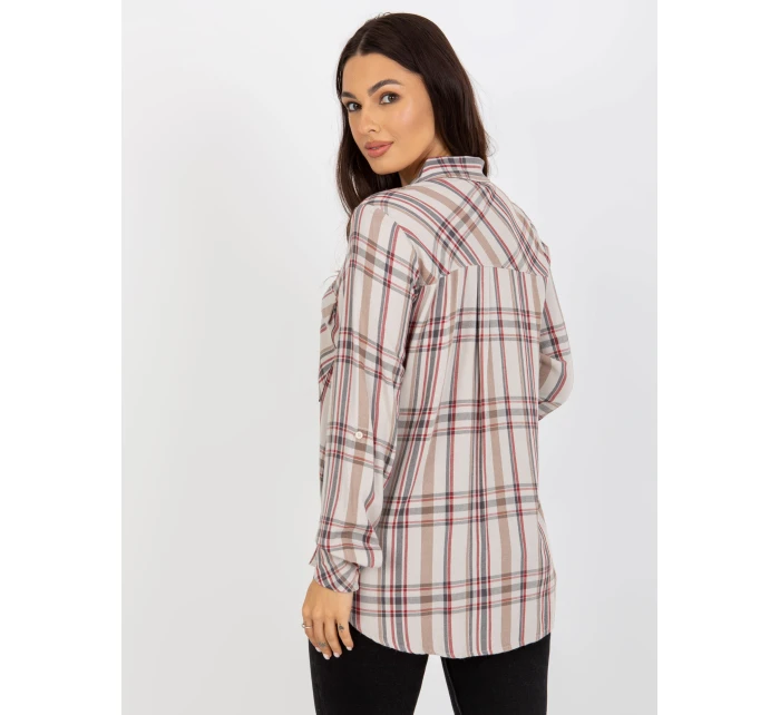 Blúzka D70039Z11082A svetlo béžová