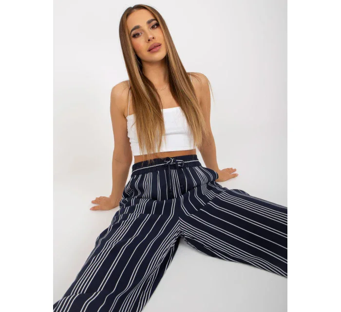 Nohavice D73771M62237A námornícka modrá