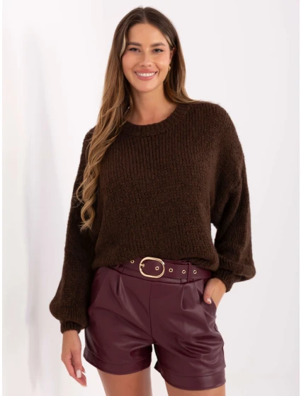 Jumper MI SW 1909.21 tmavohnedý