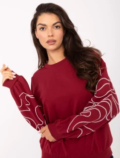 Bluzka RV BZ model 21393119 bordowy - FPrice