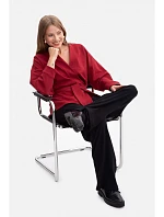 B300 Pletené nohavice - čierne