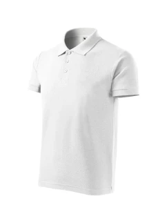 Bavlnené polo tričko Heavy white