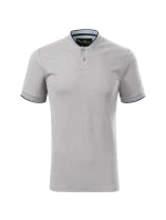 Diamantová polokošeľa strieborná šedá