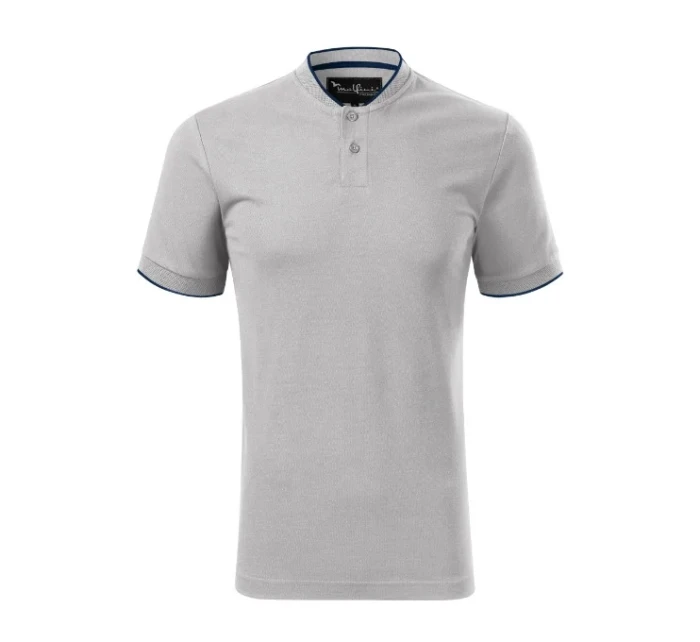 Diamantová polokošeľa strieborná šedá